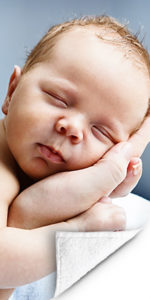 Voorbeeld FotoHanddoek baby3 op handdoek