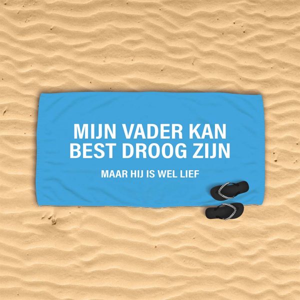 Mijn vader kan best droog zijn