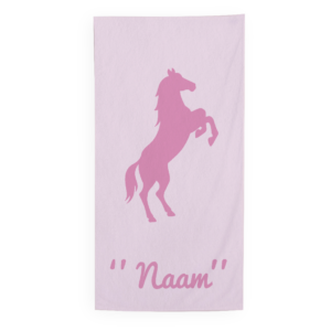 Handdoek met naam Malaga - Paard