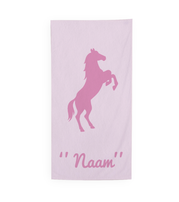 Handdoek met naam Malaga - Paard