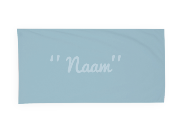 Handdoek met naam - Nice
